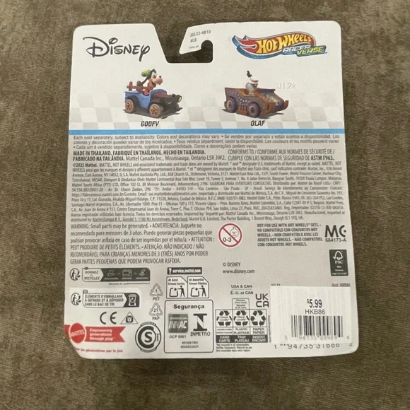 Mattel Hot Wheels Olaf Racer - Picture 3 of 3